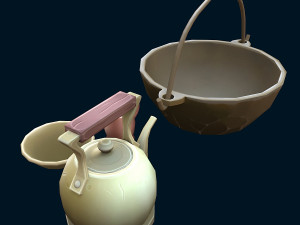 stylized dishes 3Dモデル