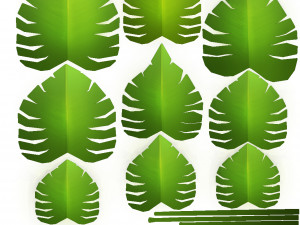 stylized set 3D 모델