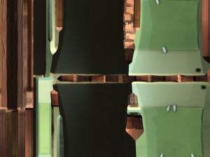 stylized set 3D 모델