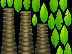 stylized set 3D 모델