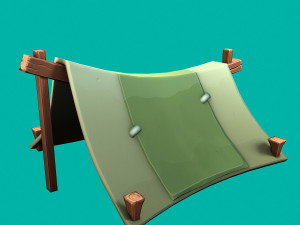 stylized set 3D 모델