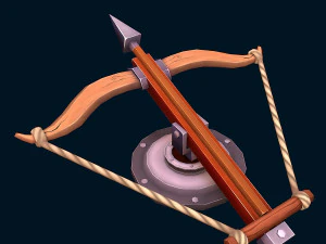 balista estilizada Modelo 3D