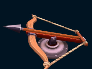 stylized ballista 3D Модель