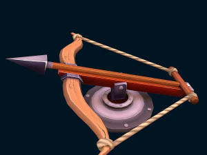 stylized ballista 3D Model