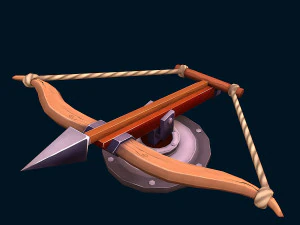 stylized ballista 3D Model