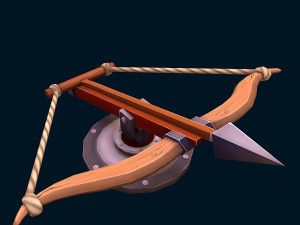 stylized ballista 3D Модель