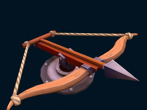 stylized ballista 3D Model