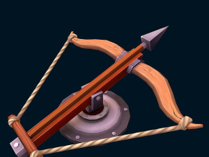 stylized ballista 3D Модель