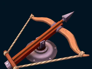 stylized ballista 3D Model
