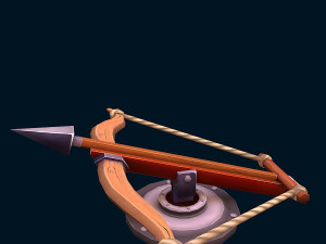 stylized ballista 3D Модель