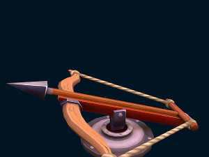 stylized ballista 3D Model
