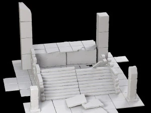 oude ruïne 3D Model