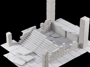 old ruin 3D Модель