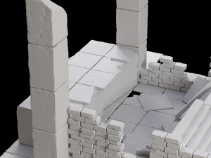 old ruin 3D Модель
