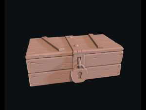stylized box 3D Model