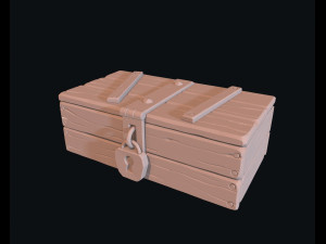 stylized box 3D Model