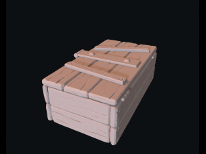 stylized box 3D Model