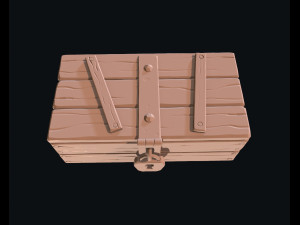 stylized box 3D Model