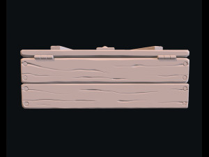 stylized box 3D Model
