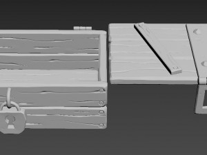 stylized box 3D Model