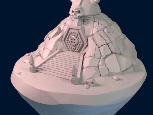 cave temple 3D Model