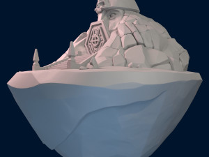 cave temple Model 3D