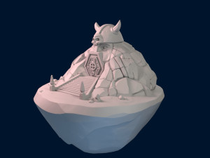 cave temple Model 3D