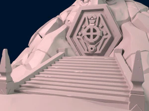 cave temple 3D Model