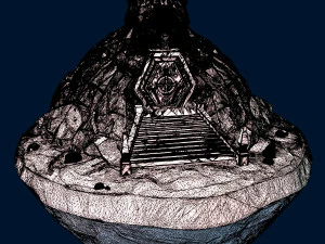 cave temple 3D Model