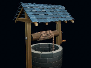 stylized well 3D Modell
