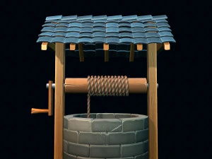 stylized well 3D Model