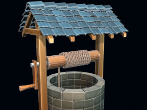 stylized well 3D Modell