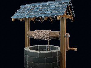 stylized well 3D Modell