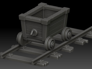 stylized trolley 3D Model