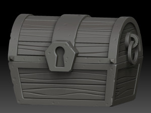 stylized chest 3Dモデル