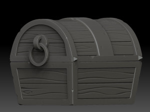 stylized chest Modelo 3D