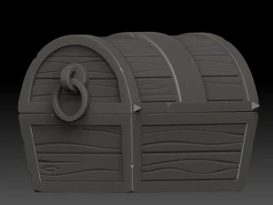 stylized chest 3D Model