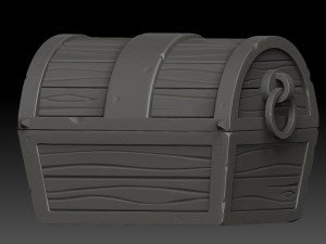 stylized chest Modelo 3D