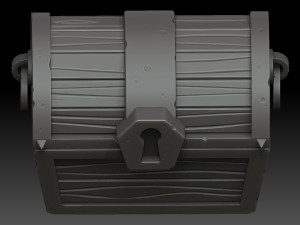 stylized chest Modelo 3D