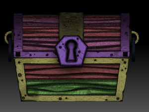 stylized chest Modelo 3D