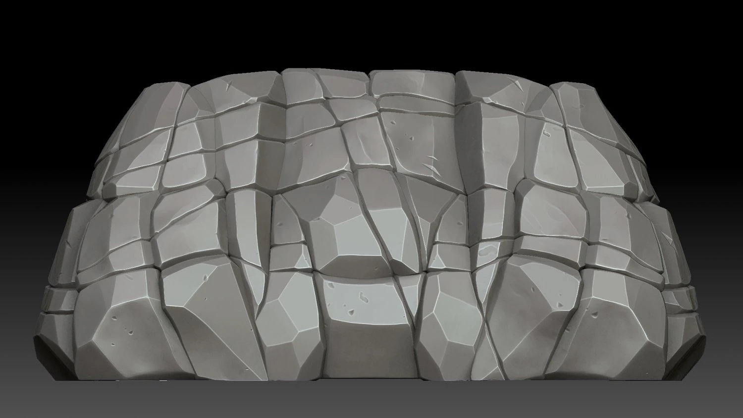 stylized stone 3D Model .c4d .max .obj .3ds .fbx .stl .blend