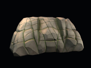 stylized stone Modello 3D