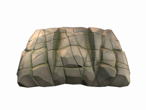 stylized stone 3D Model