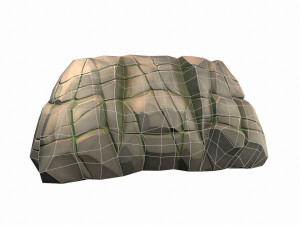 stylized stone 3D Model