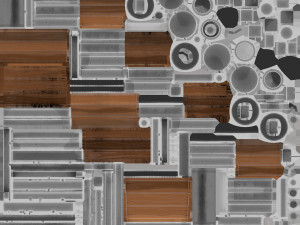 stylized trolley and rails 3D 模型