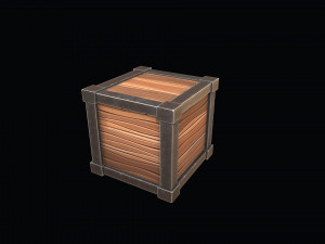 box stylized Model 3D