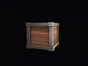 box stylized Model 3D