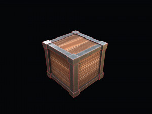 box stylized Model 3D
