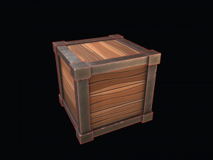box stylized Model 3D