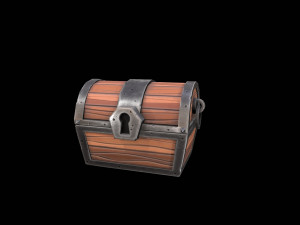 stylized chest 3D Model